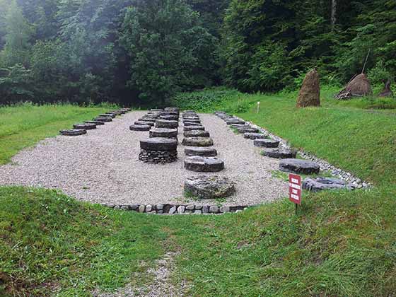 Sarmizegetusa-Regia sanctuar mare calcar terasa XI-th