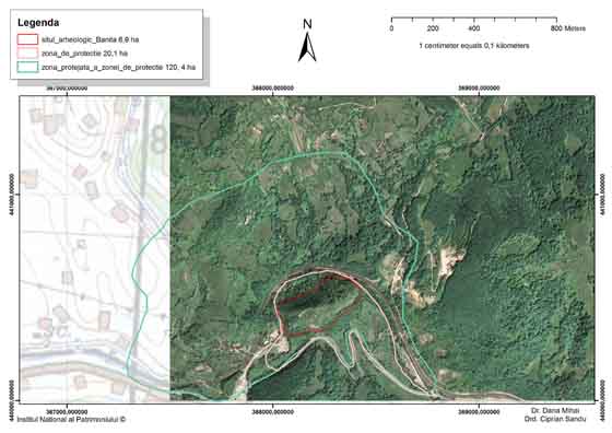 Cetatea-dacica-de-la-Banita-Pietre-zona-de-protectie