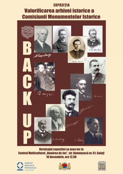 Galați: expoziția Back Up - Valorificarea arhivei istorice a Comisiunii Monumentelor Istorice