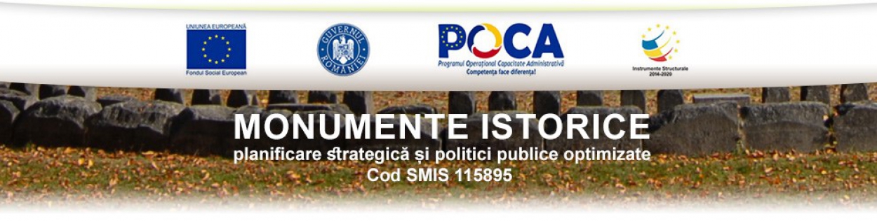 Codul Patrimoniului - posturi vacante în proiectul Monumente Istorice - planificare strategică şi politici publice optimizate